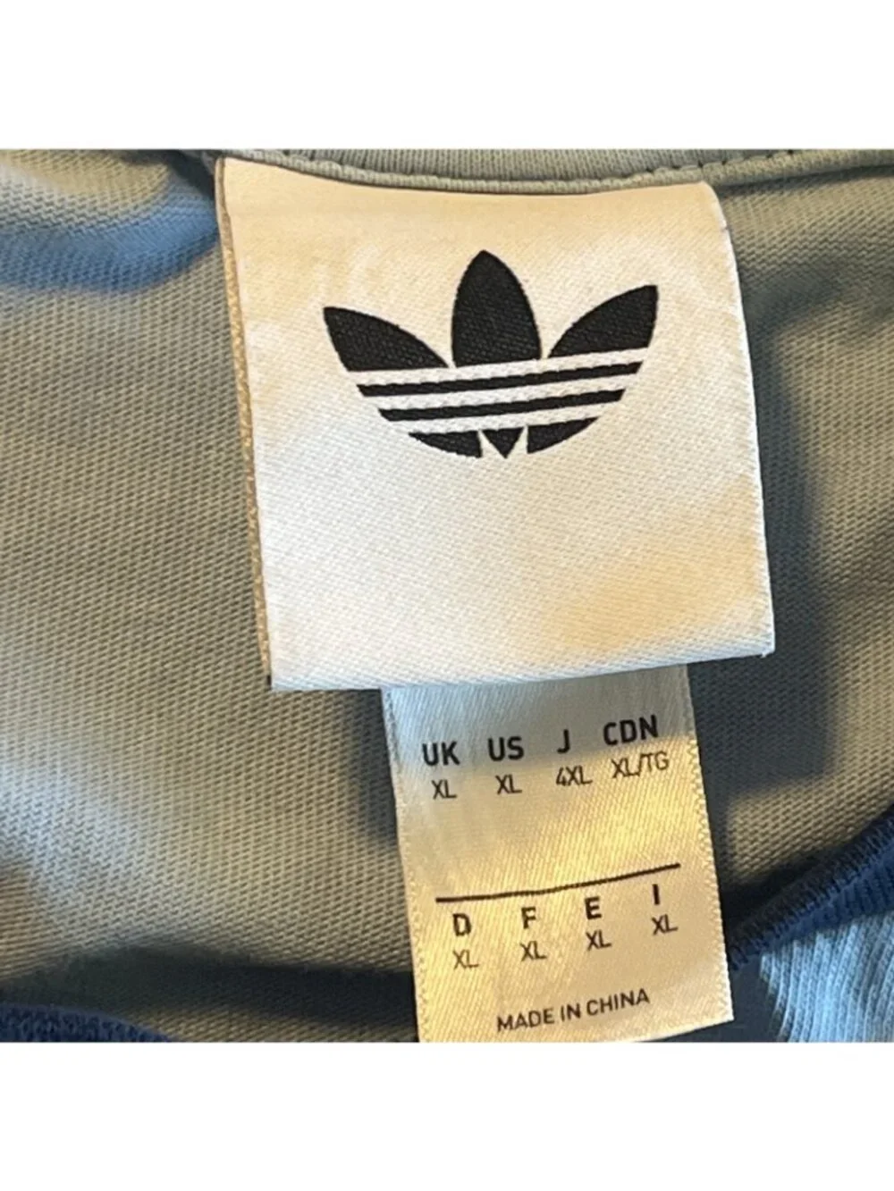 Oasis x Adidas Official Tour Blue 3 Stripe Long Sleeve Concert Tee Dublin XL